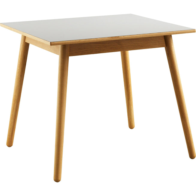 Photo of C35a Dining Table 82x82 Cm Light Grey-oak Nature Lacquered