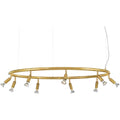 Thumbnail photo of Star - Round, Raw Brass - Chandeliers - Jonas Bohlin - Gold