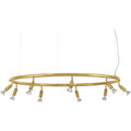 Thumbnail photo of Star - Round, Raw Brass - Chandeliers - Jonas Bohlin - Gold
