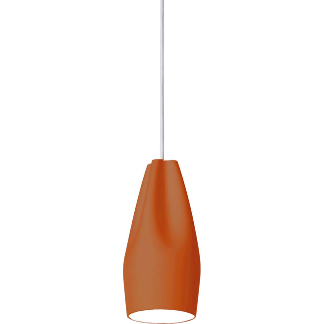 Photo of Pleat Box 13 Led - Terracotta, White - Pendellampor - Mashallah,xavier Mañosa - Brun