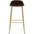 Thumbnail photo of Form Bar Stool 75 Cm Fully Upholstered Brass