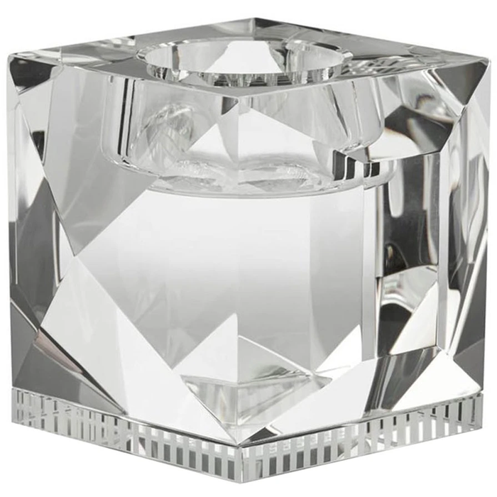Ophelia Clear T-light Holder - Candlesticks & Candle holders - Andrea Larsson - Multicolour