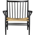 Thumbnail photo of J82 Armchair Beech Black Painted-nature