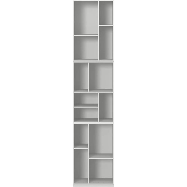 Photo of Loom Slim Bookcase - Plinth H3 Cm - New White - Mdf