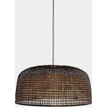 Thumbnail photo of Hanging Lamp Doppio Grid Dark Bamboo Ø80cm