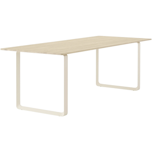 Photo of 70/70 Table, Large, Solid Oak/sand - Matbord - Taf Studio - Beige,träfärgad - Metall/trä