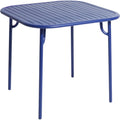 Thumbnail photo of Week-end, Square Table, Blue - Garden Table - Studio Brichet-ziegler - Blue - Metal