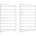 Thumbnail photo of String Wall Rack 50 x 30 cm - Galvanized 2-pack - Outdoor Storage - Nils Strinning