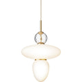 Thumbnail photo of Rizzatto 43 Pendant Opal/satin Brass