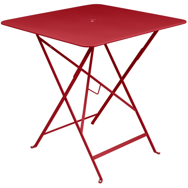 Photo of Bistro Table 71x71 cm Poppy 67 - Garden Table - Red - Metal