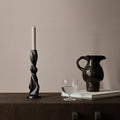 Thumbnail photo of Gale Candle Holder Medium H: 25,4 Cm - Blackened Aluminium