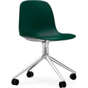 Form Chair Swivel 4W - Aluminium