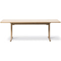 6293 C18 Mogensen Shaker Dining Table 220x90 cm - Oiled Smoked Oak