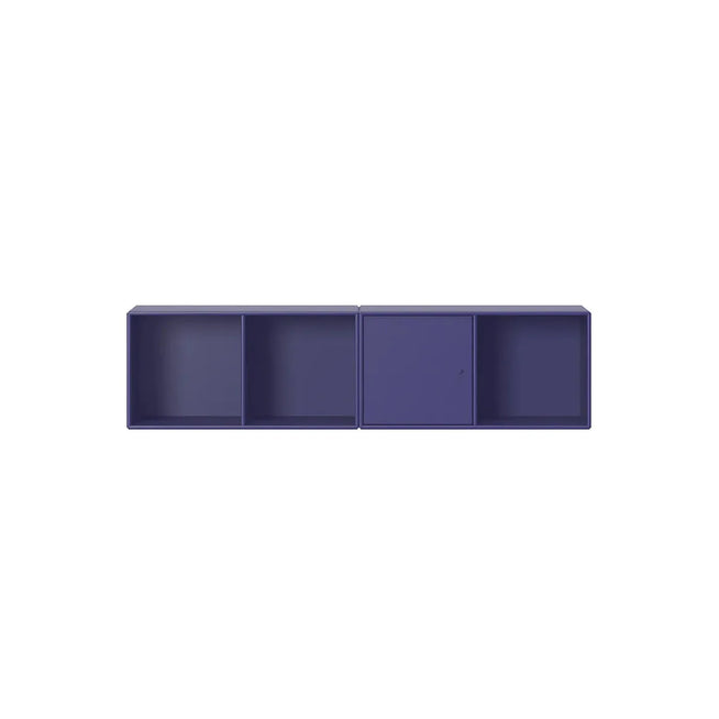 Photo of Line Sideboard - Suspension Rail - Monarch - Shelving System - Blue - Mdf