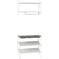 Thumbnail photo of String Floorboard 85, White, 2-pack - Shelving - Nils Strinning - White - Metal
