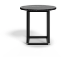 Thumbnail photo of Florence Side Table Black Marquina Marble. Ø50 Cm. Black Stand