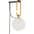 Thumbnail photo of Nh Wall Lamp Black-brass