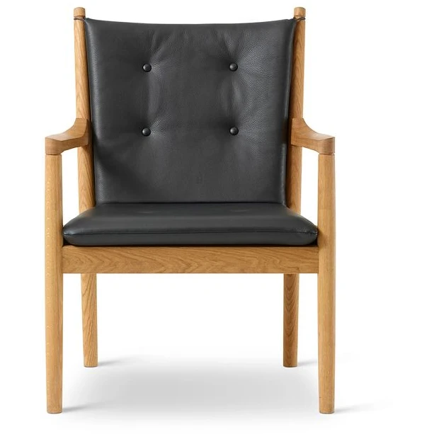 1788 Chair By Hans J. Wegner - Lænestol - Primo 88 Black - W65,5 X D70 X H88 X Sh43,5 Cm