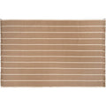 Thumbnail photo of Calm Kelim Tæppe - Gulvtæppe - 140 X 200 - Dark Sand/off-white - W140 X D1 X H200 Cm