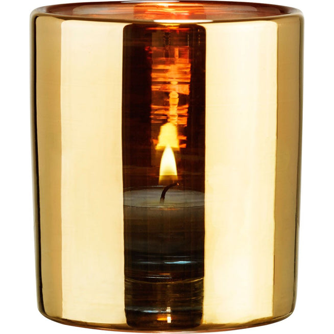 Photo of Hurricane Small - Gold - Candlesticks & Candle Holders - Magnus Skogsberg, mimmi Smart - Gold