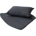 Thumbnail photo of Breeze Lounge Chair Cushion - Outdoor Cushions - Black - Cane-line Natté - W: 63 x D: 50 x H: 2 cm