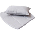 Thumbnail photo of Breeze Lounge Chair Cushion - Outdoor Cushions - Light Grey - Cane-line Natté - W: 63 x D: 50 x H: 2 cm