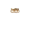 Thumbnail photo of Apiales 7 Ceiling Lamp Brushed Brass/optic Gold