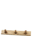 Thumbnail photo of Q3 Allé Hook Rack With 3 Hooks Oak Nature Lacquered