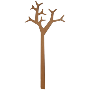 Photo of Tree Rock Wall Hanger Oak Clear Lacquer