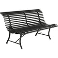 Thumbnail photo of Louisiane Bench 150 cm, Liquorice - Garden Benches - Black - Metal