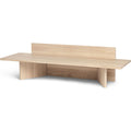 Thumbnail photo of Oblique Bench - Bænk - Natural Oak - W120 X H33 X D40,3 Cm