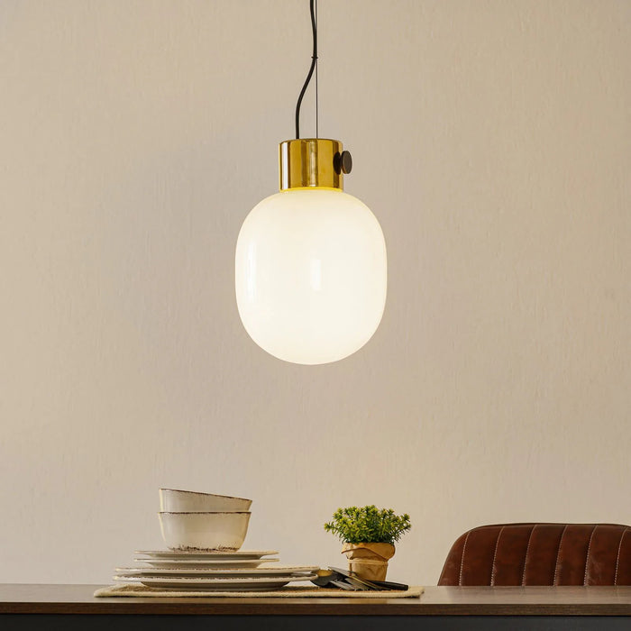 Photo of Jwda Pendant Lamp Polished Brass - Dimmer With Flow