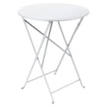 Bistro Table Ø 60 Cm - Cotton White - Småbord & Sidobord Utomhus - Vit - Metall