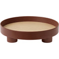 Thumbnail photo of Platform Tray Dark Red - Serving trays - Kim Colin,sam Hecht - Wood/plastic