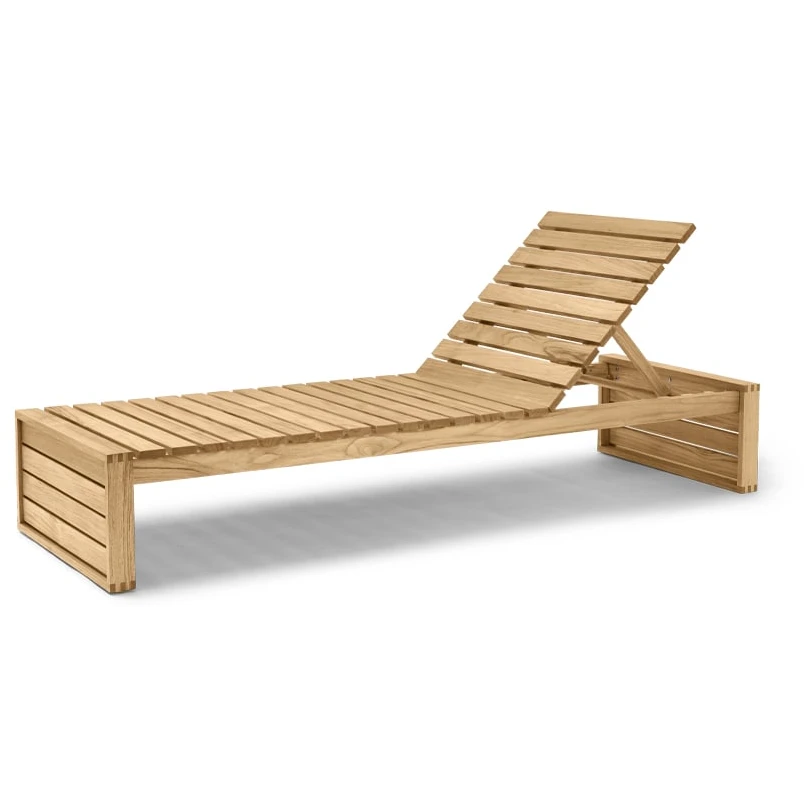 Bk14 Sun lounger Teak