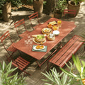 Thumbnail photo of Luxembourg 3/4 Seater Bench Nutmeg 14 - Garden Benches - Frédéric Sofia - Beige - Metal