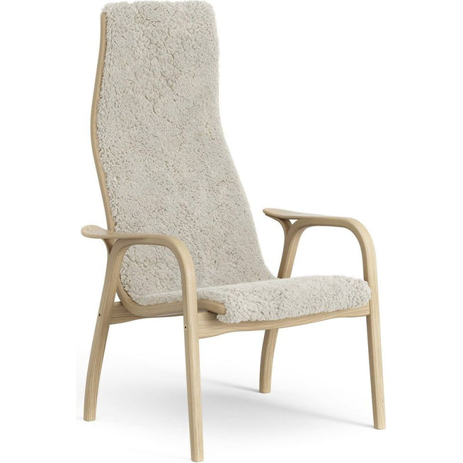 Photo of Lamini Children's Arm Chair Laquered Oak/sheep Skin