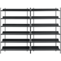 Thumbnail photo of Compile Shelving System/configuration 8, Black - Shelving System - Cecilie Manz - Black - Metal