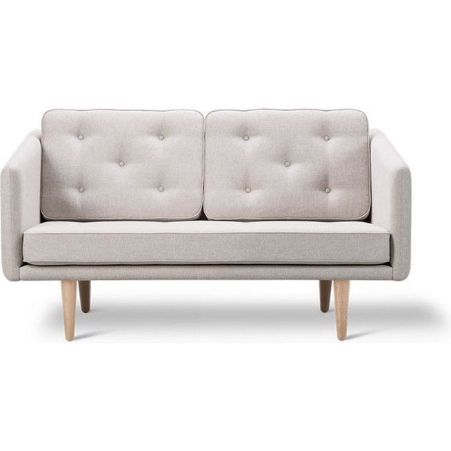 Photo of No. 1 Sofa 2002 By Børge Mogensen - 2 Personers Sofa - Fiord 991 / Smoked Oak - W143 X D86 X H83 X Sh41 Cm