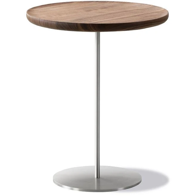 6755 Pal Side Table 44x52 cm - Walnut/Stainless Steel