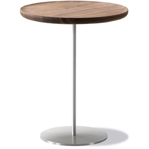 Photo of 6755 Pal Side Table 44x52 cm - Walnut/Stainless Steel