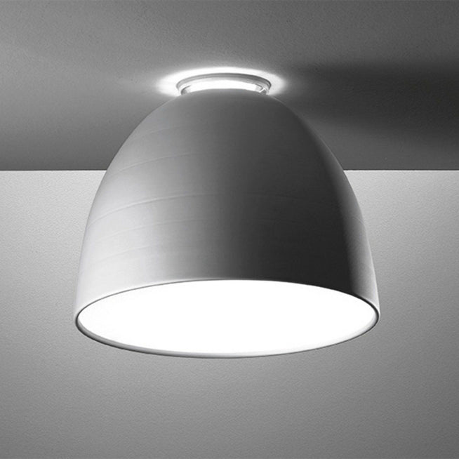 Photo of Nur Mini LED Ceiling Light Aluminium Grey - Ceiling Lamps - Ernesto Gismondi - Grey