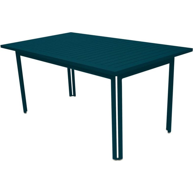 Photo of Costa Table 160 x 80 cm, Acapulco Blue - Outdoor dining table - Blue - Metal