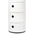 Thumbnail photo of Modular 4967 White 3 Compartments - Hurtsar - Anna Castelli Ferrieri - Vit - Plast
