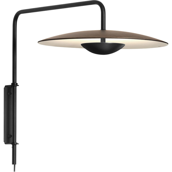 Photo of Ginger A - Wengue, Dimmable Plug-in - Wall Lamps - Joan Gaspar - Wood Colored