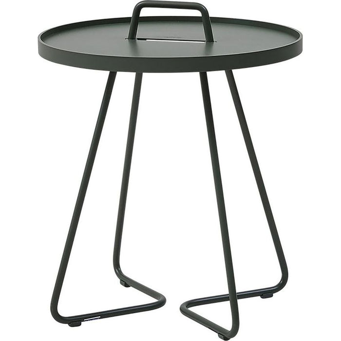 Photo of On-the-move Side Table - Side Table - Dark Green - Small - Ø: 44 x H: 54 cm