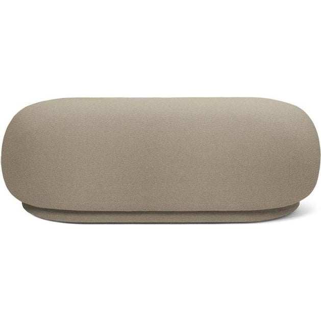 Photo of Rico Ottoman - Puf - Grain - Cashmere - W124 X H41 X D69 Cm