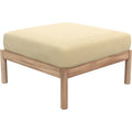 Tradition Pouf, Honey Yellow, Teak, Fsc 100% - Outdoor Stools & Poufs - Povl B. Eskildsen - Wood
