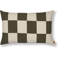 Thumbnail photo of Fold Patchwork Pillowcase - Pillowcase - Dark Olive/Undyed - W60 x D1 x H40 cm