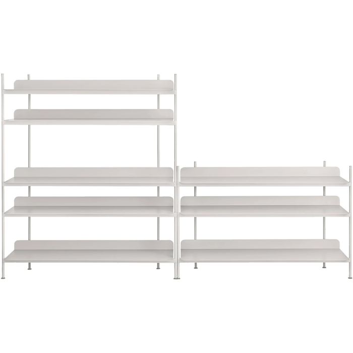 Photo of Compile Shelving System/configuration 7, Grey - Hyllsystem - Cecilie Manz - Grå - Metall